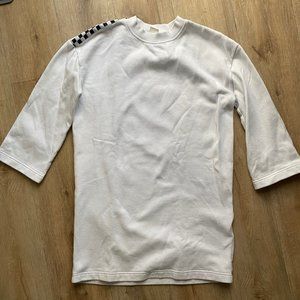 Vans White Tunic Sweatshirt